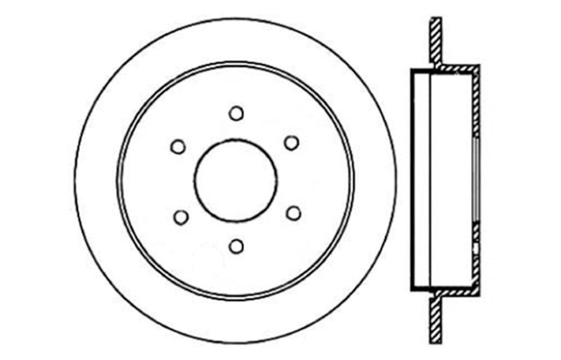 StopTech Slotted & Drilled Sport Brake Rotor