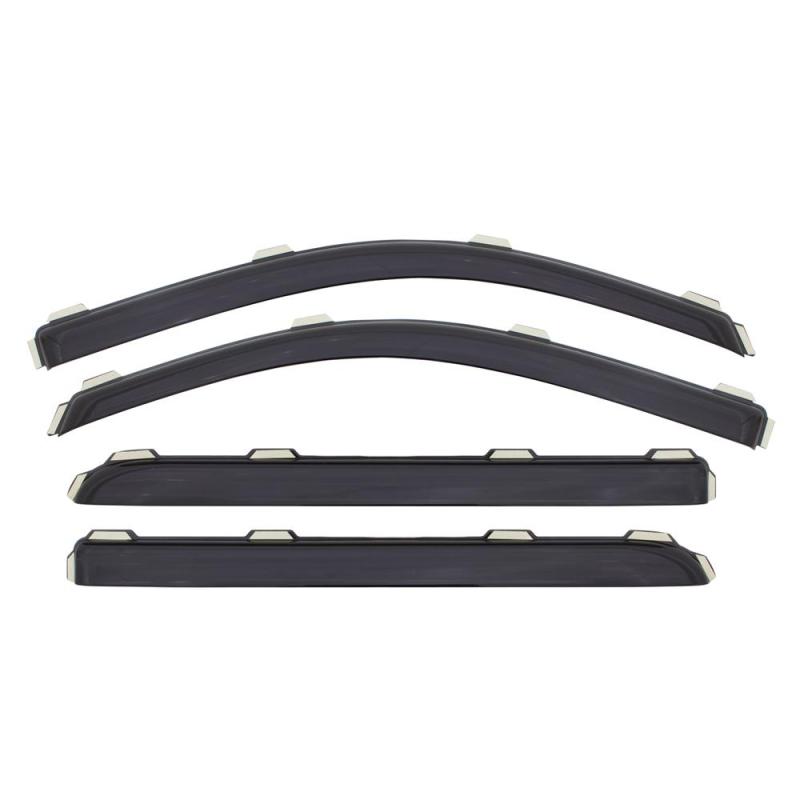 AVS 05-10 Jeep Grand Cherokee Ventvisor In-Channel Front & Rear Window Deflectors 4pc - Smoke