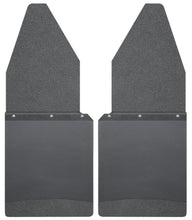 Load image into Gallery viewer, Husky Liners Ford 88-16 F-150/88-99 F-250 12in W Black Top &amp; Weight Kick Back Front Mud Flaps