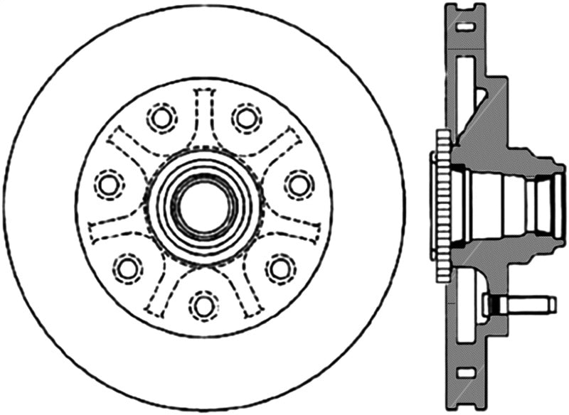 StopTech Slotted & Drilled Sport Brake Rotor