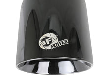 Load image into Gallery viewer, aFe MACH Force-Xp 409 SS Clamp-On Exhaust Tip 2.5in. Inlet / 4.5in. Outlet / 9in. L - Black