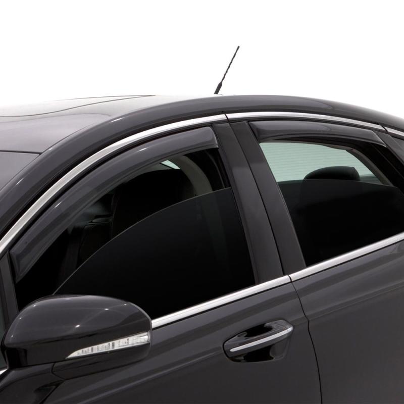 AVS 07-18 Jeep Patriot Ventvisor In-Channel Front & Rear Window Deflectors 4pc - Smoke