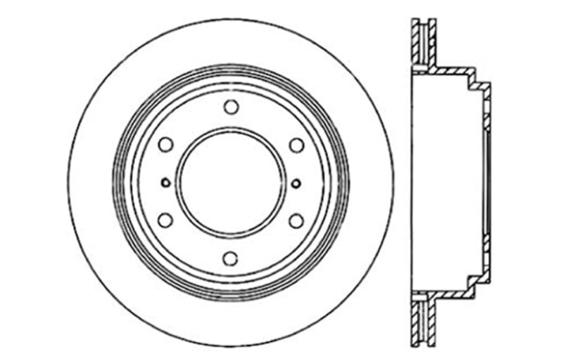 StopTech Slotted & Drilled Sport Brake Rotor