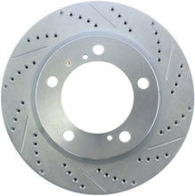 Load image into Gallery viewer, StopTech Select Sport 14-15 Toyota Land Cruiser Drilled / Slotted Front Driver-Side Brake Rotor