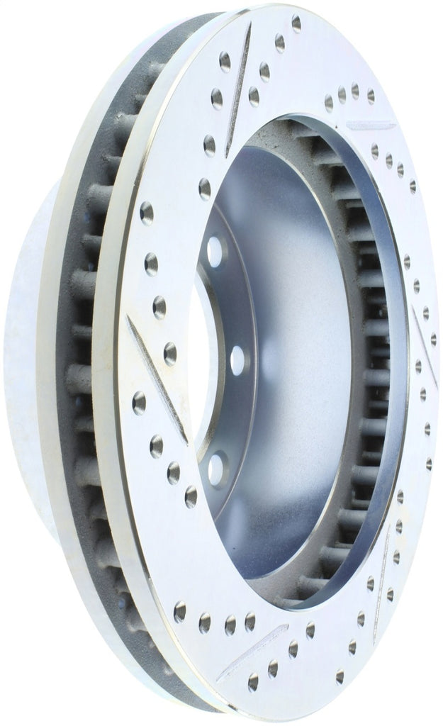 StopTech Select Sport 00-05 Ford Excursion 4WD/99-04 F250/F350 Slotted and Drilled Left Front Rotor