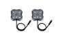 Load image into Gallery viewer, Diode Dynamics Stage Series Single Color LED Rock Light, White Clear M8 (add-on 2-pack)