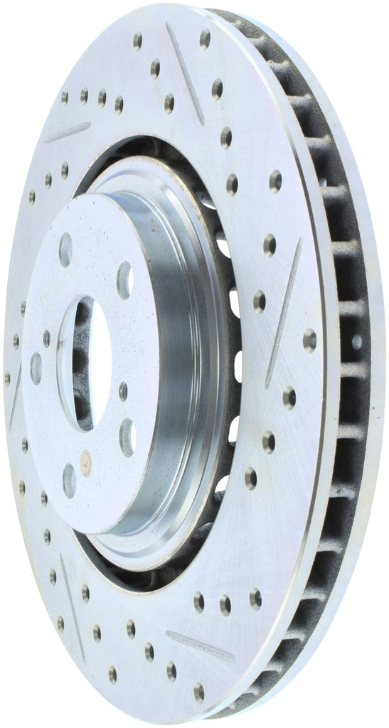 StopTech Select Sport 08-19 Toyota Highlander Sport Drilled / Slotted Front Left Brake Rotor