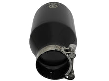 Load image into Gallery viewer, aFe Takeda 409 SS Clamp-On Exhaust Tip 2.5in. Inlet / 4.5in. Outlet / 9in. L - Black
