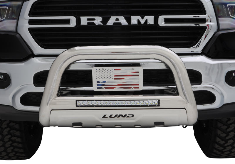 Lund 10-17 Dodge Ram 2500 Bull Bar w/Light & Wiring - Polished