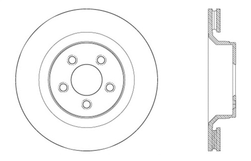 StopTech Slotted & Drilled Sport Brake Rotor