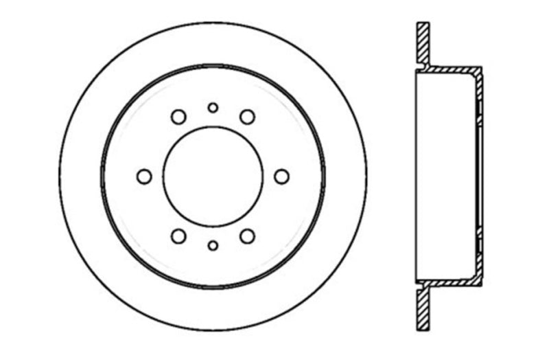 StopTech Slotted & Drilled Sport Brake Rotor