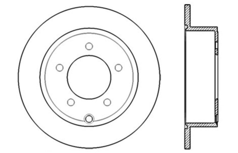 StopTech Slotted & Drilled Sport Brake Rotor