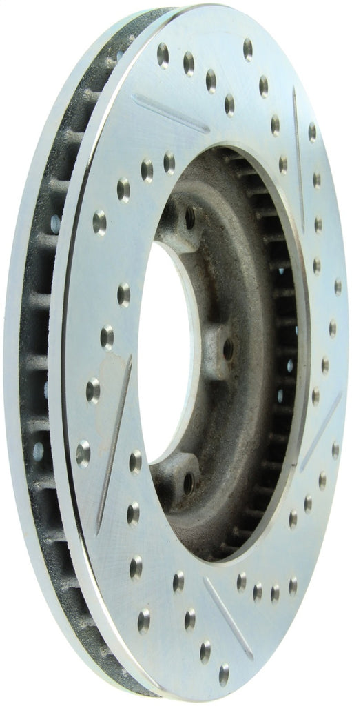 StopTech Select Sport Drilled & Slotted Rotor - Front Left