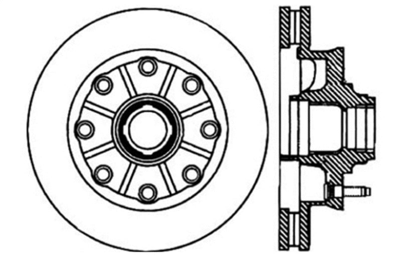 StopTech Slotted & Drilled Sport Brake Rotor