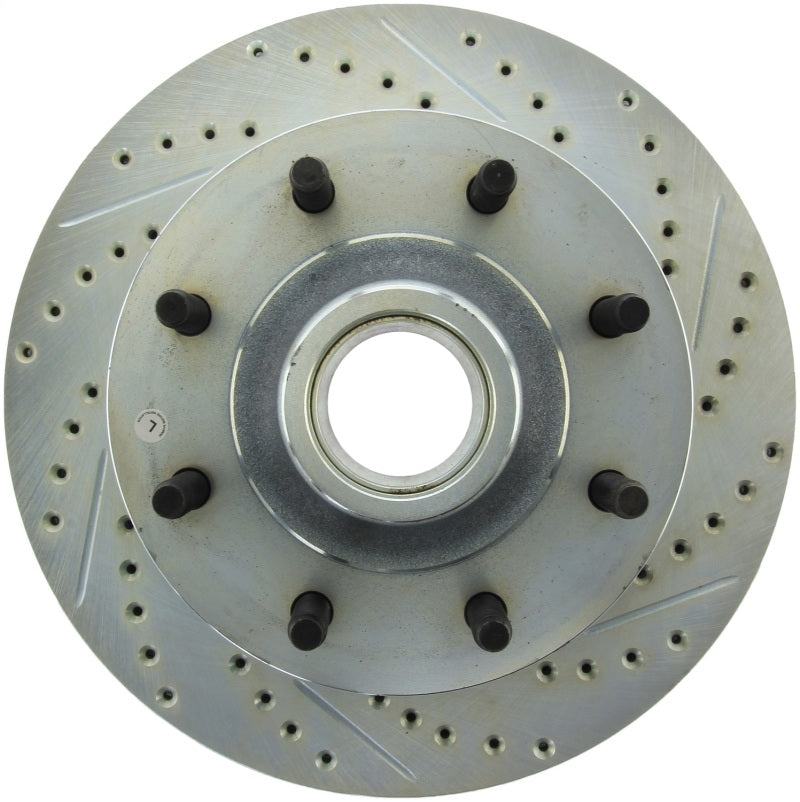 StopTech Select Sport Drilled & Slotted Rotor - Front Right