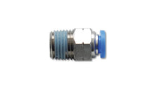 Load image into Gallery viewer, Vibrant Male Straight Pneumatic Vacuum Fitting (1/4in NPT Thread) - for 1/4in (6mm) OD tubing