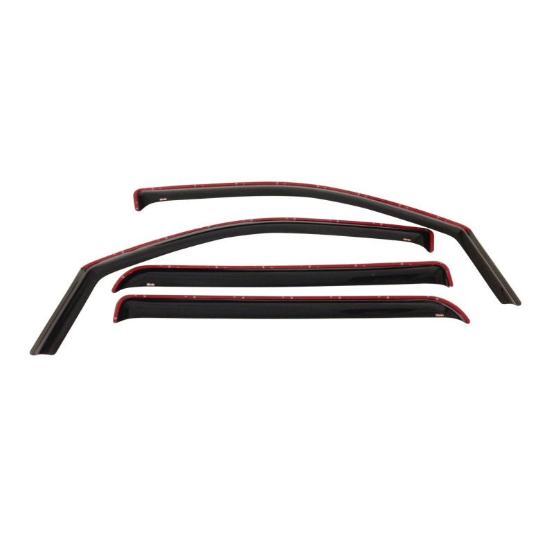 Westin 02-06 Cadillac/Chevy/GMC Escalade ESV/EXT/Avalance Wade In-Channel Wind Deflector 4pc - Smoke