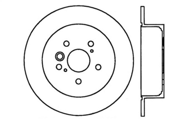 StopTech Slotted & Drilled Sport Brake Rotor