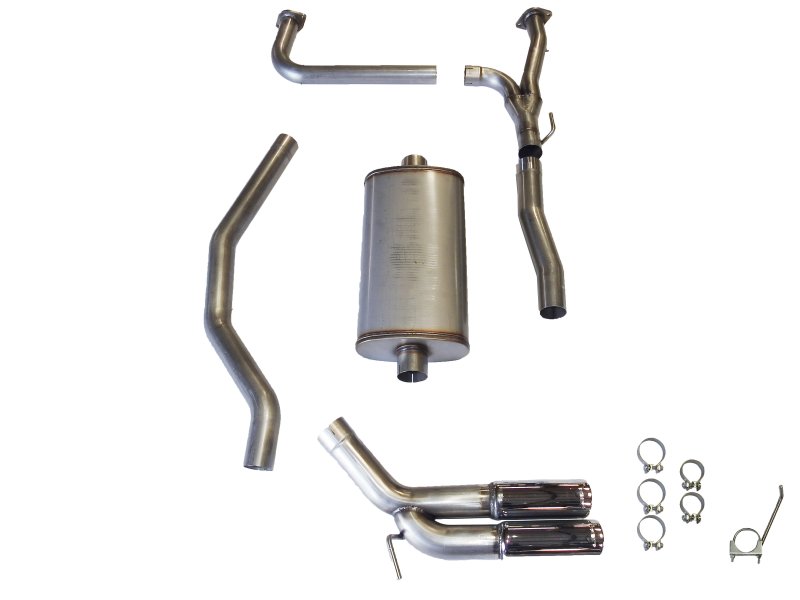 JBA 04-20 Nissan Titan 5.6L 304SS Pass Side Dual Exit Cat-Back Exhaust