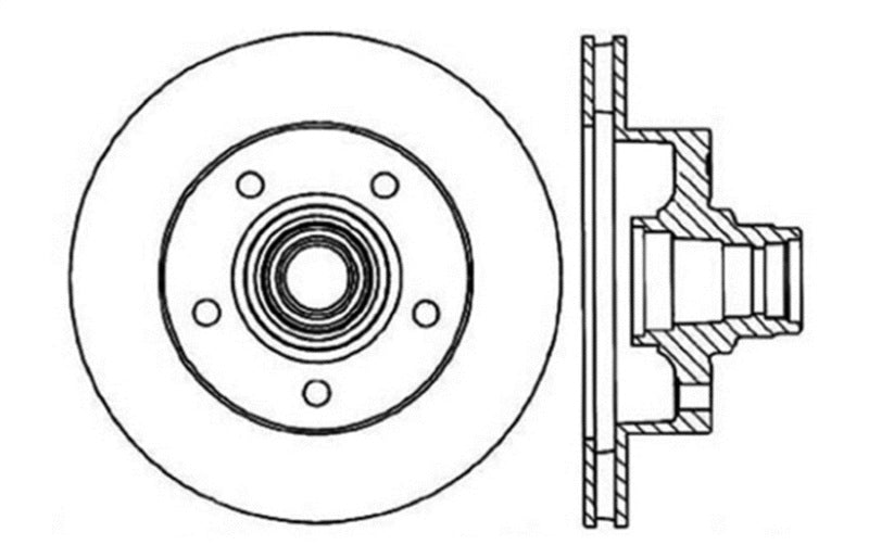 StopTech Slotted & Drilled Sport Brake Rotor