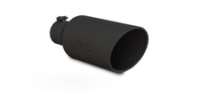 Load image into Gallery viewer, MBRP Universal Exhaust Tip 7in O.D. Rolled End 4in Inlet 18in Length - Black