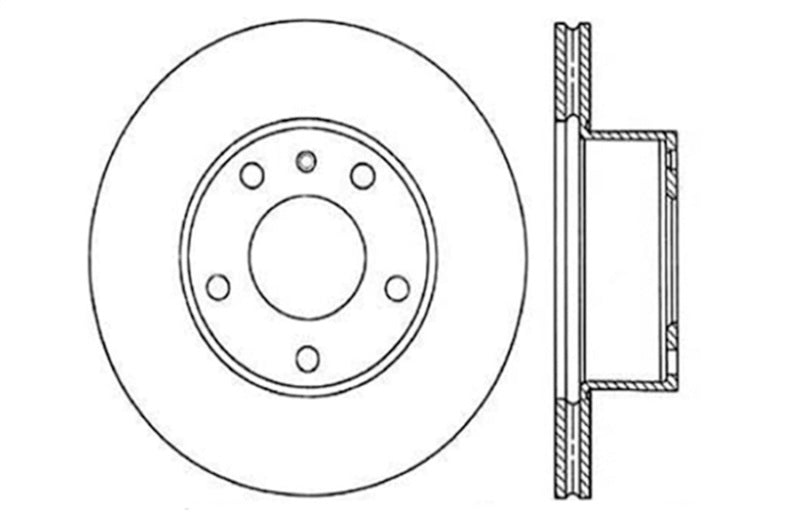 StopTech Slotted & Drilled Sport Brake Rotor