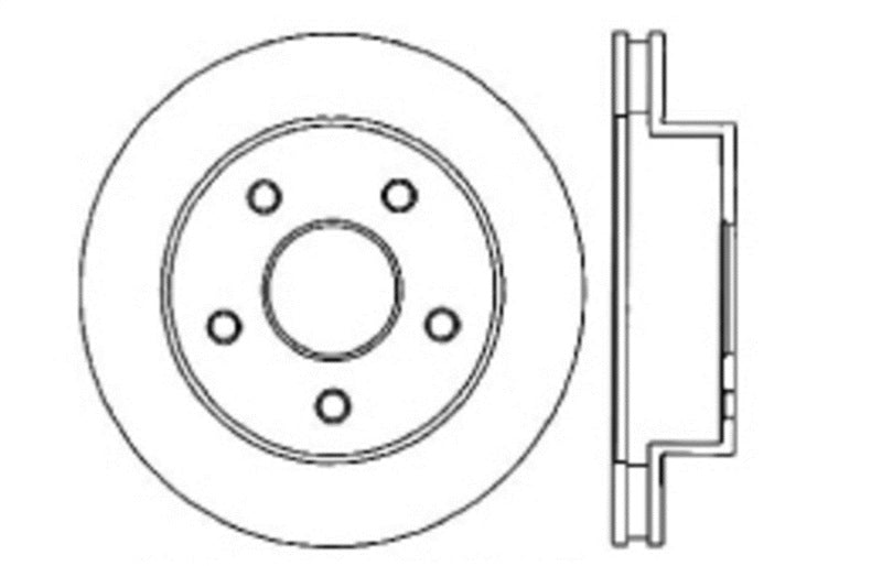 StopTech Slotted & Drilled Sport Brake Rotor