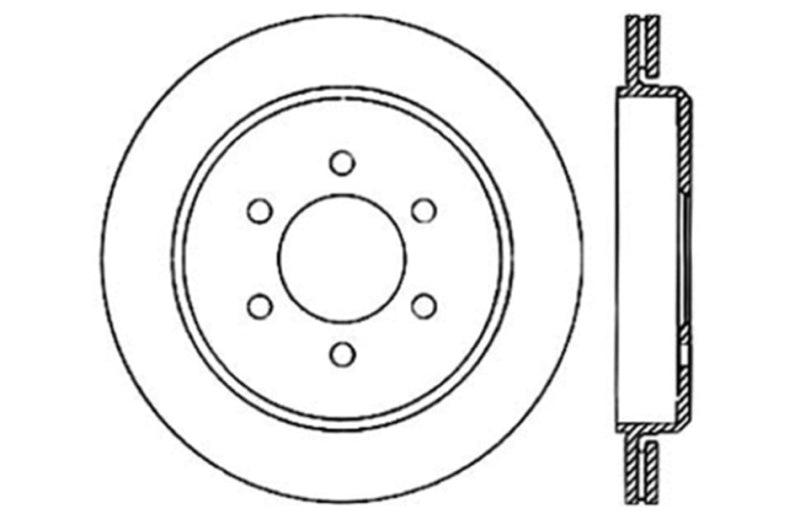 StopTech Slotted & Drilled Sport Brake Rotor