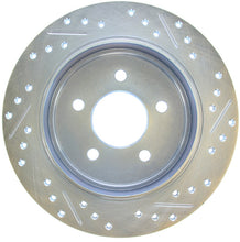 Load image into Gallery viewer, StopTech Select Sport 98-04 Ford Ranger (Rear Disc) Slotted and Drilled Right Rear Rotor