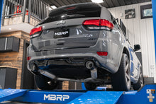 Load image into Gallery viewer, MBRP 2012+ Jeep Grand Cherokee SRT 6.4L 3in Dual Rear Exit T304SS Catback Exhaust - CF Tips