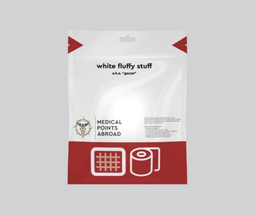 MEDICAL POINTS ABROAD Gauze Refill Kit aka "white fluffy stuff"