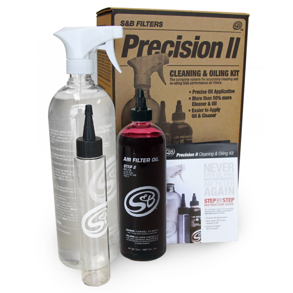 S&B Filters PRECISION II: CLEANING & OIL KIT (RED OIL)
