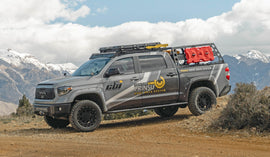 Prinsu Toyota Tundra Prinsu CrewMax Cab Rack | 2007-2021 (Standard Wind Deflector)